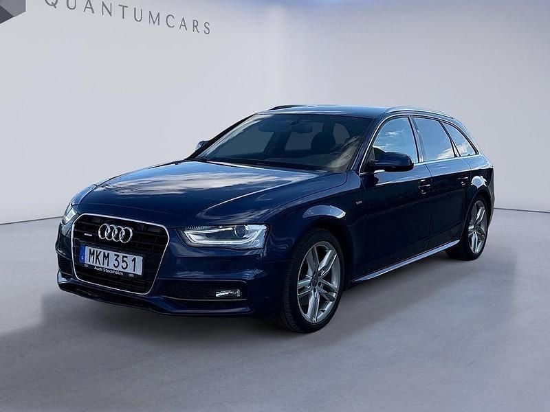 Blå Begagnad 2014 Audi A4 Kombi | 149 900 kr (Dyr) - Bild 1/4