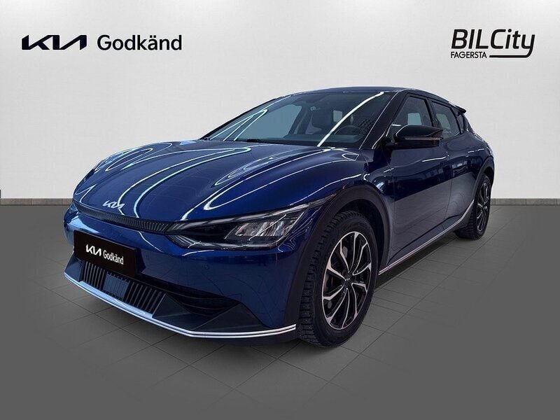 Blå (yacht blue (du3)) Begagnad 2021 Kia EV6 2 SUV | 374 000 kr (Superpris) - Bild 1/4