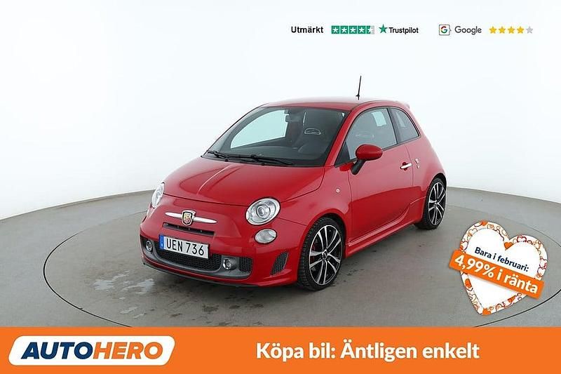 Begagnad Abarth 595 Turismo 162 HK (119 kW) 2015 Röd Halvkombi