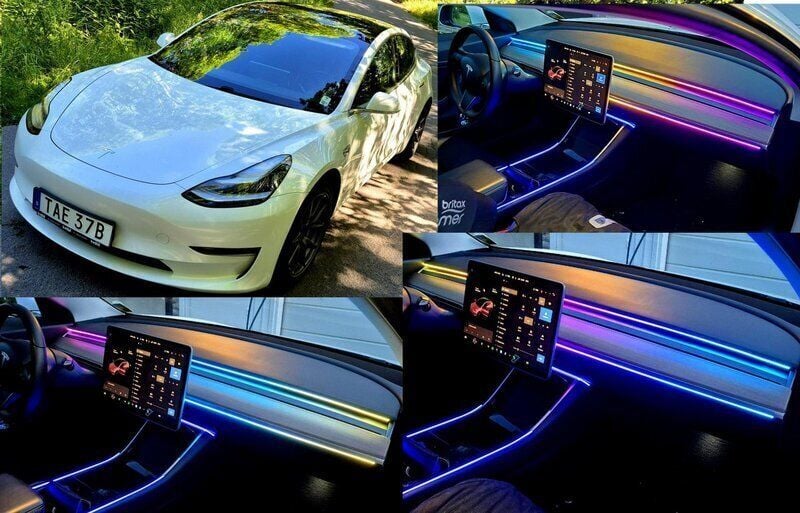 Vit Begagnad 2020 Tesla Model 3 Long Range Sedan | 249 000 kr (Bra pris) - Bild 1/4