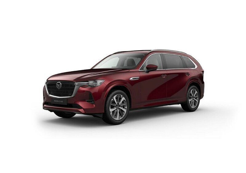 Röd Ny 2024 Mazda CX-80 Takumi-Line SUV | 717 100 kr (Lite dyr) - Bild 1/1