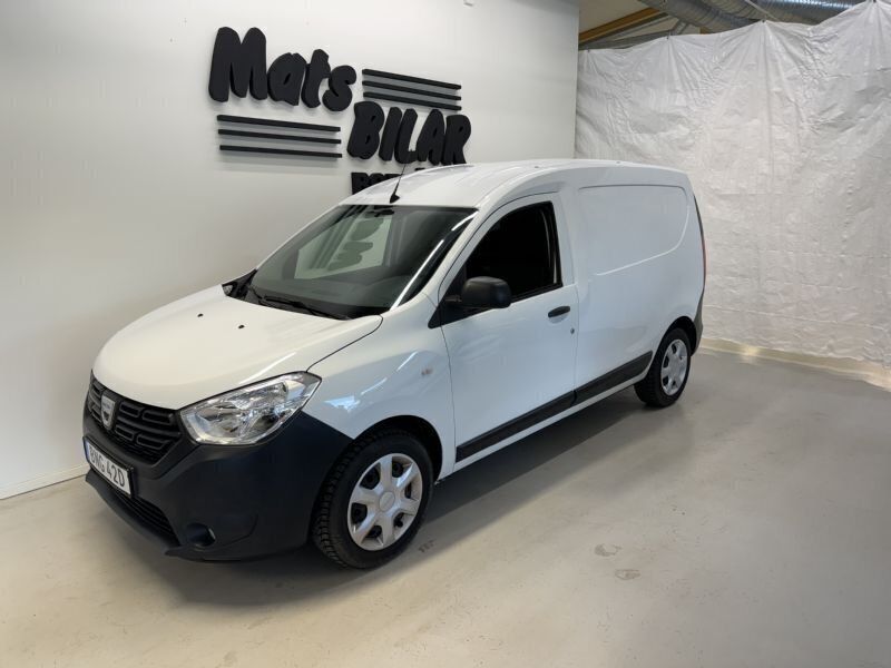 Vit Begagnad 2021 Dacia Dokker Van | 139 900 kr - Bild 1/4