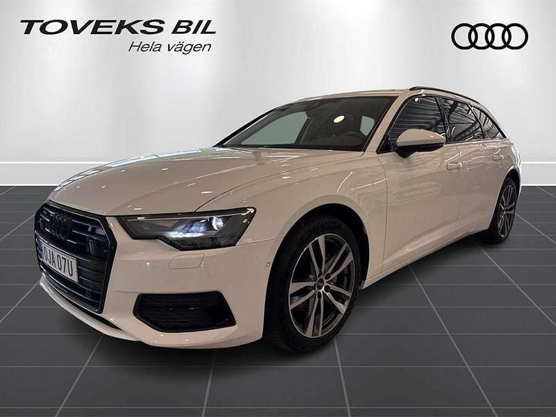 Vit (ibisvit) Begagnad 2023 Audi A6 Sport Kombi | 409 000 kr (Bra pris) - Bild 1/4