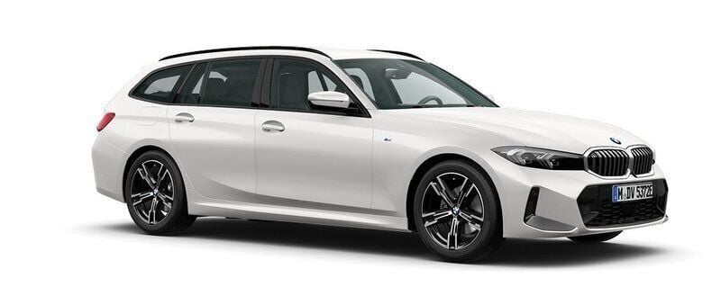 Vit Ny 2024 BMW 330e Shadowline Kombi | 631 100 kr (Marknadspris) - Bild 1/4
