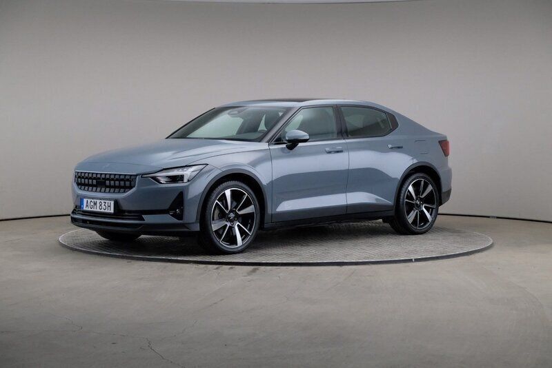Grå (thunder (metallic)) Begagnad 2021 Polestar 2 Pilot Sedan | 345 000 kr (Marknadspris) - Bild 1/4