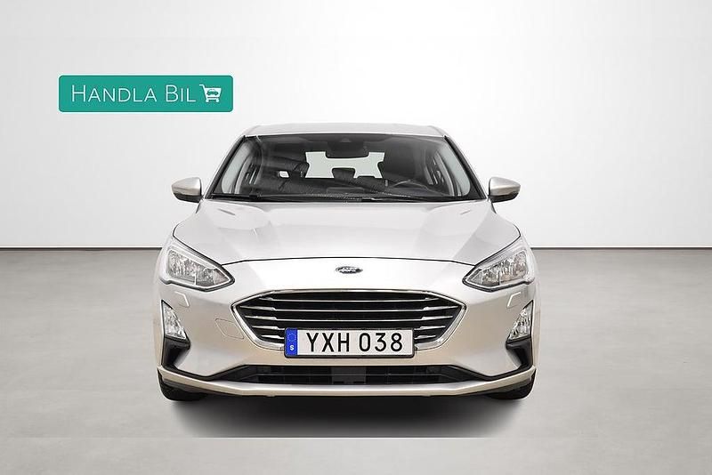 Begagnad Ford Focus Titanium 125 HK (91 kW) 2018 Grå Halvkombi