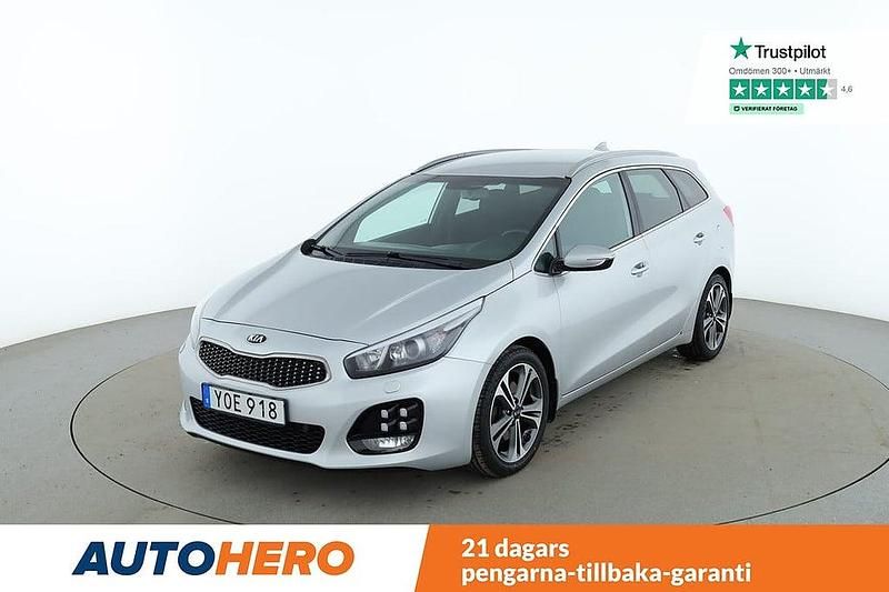 Grå Begagnad 2017 Kia Ceed Sportswagon GT-Line Kombi | 149 000 kr (Lite dyr) - Bild 1/4