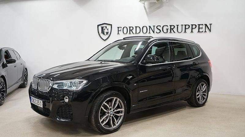 Begagnad BMW X3 M Sport 258 HK (189 kW) 2016 Svart SUV