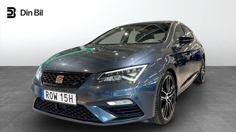 Grå Begagnad 2019 Cupra Leon Halvkombi | 254 900 kr (Bra pris) - Bild 1/4