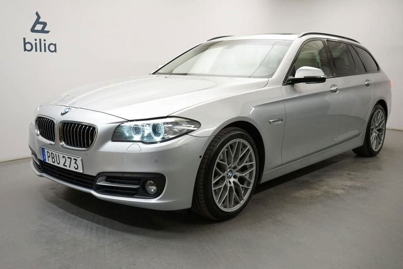 Silver Begagnad 2016 BMW 528 Kombi | 219 900 kr - Bild 1/4