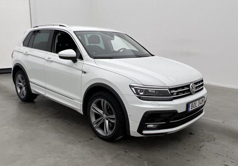 Vit Begagnad 2020 VW Tiguan Design SUV | 250 000 kr (Bra pris) - Bild 1/4