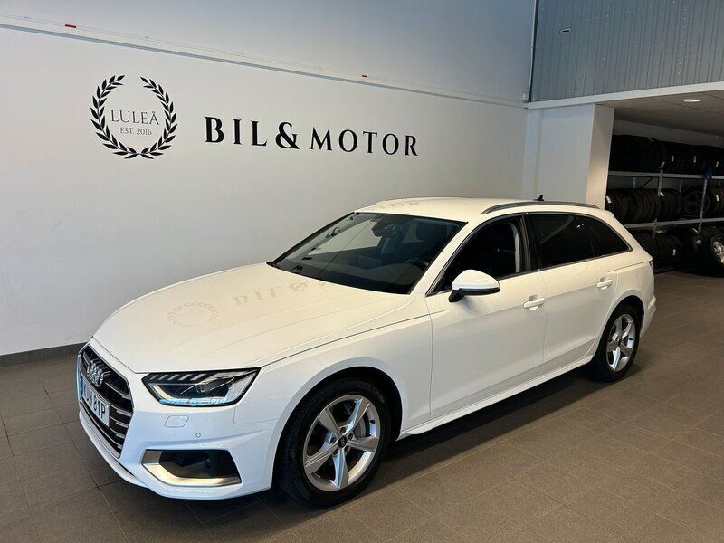 Vit Begagnad 2022 Audi A4 Kombi | 299 900 kr (Marknadspris) - Bild 1/4