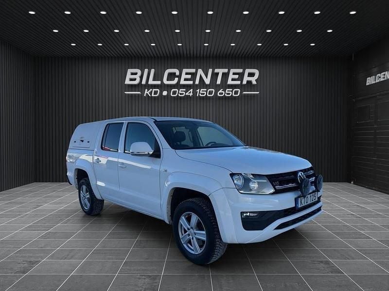 Vit Begagnad 2018 VW Amarok Pickup | 209 900 kr (Marknadspris) - Bild 1/4