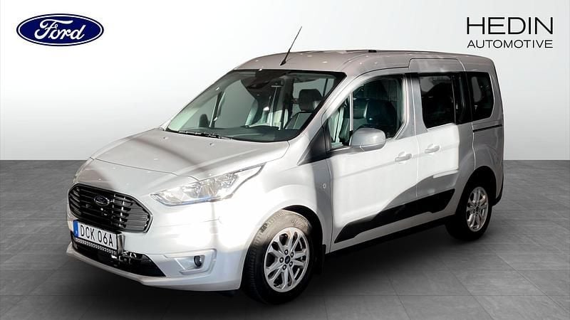 Grå (silver) Begagnad 2019 Ford Tourneo Connect Minibuss | 239 900 kr (Lite dyr) - Bild 1/4