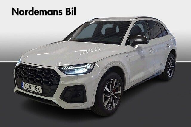 Glaciärvit metallic Begagnad 2021 Audi Q5 Edition .1 SUV | 445 900 kr - Bild 1/4