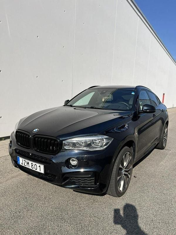Svart Begagnad 2016 BMW X6 M Sport SUV | 435 000 kr - Bild 1/4