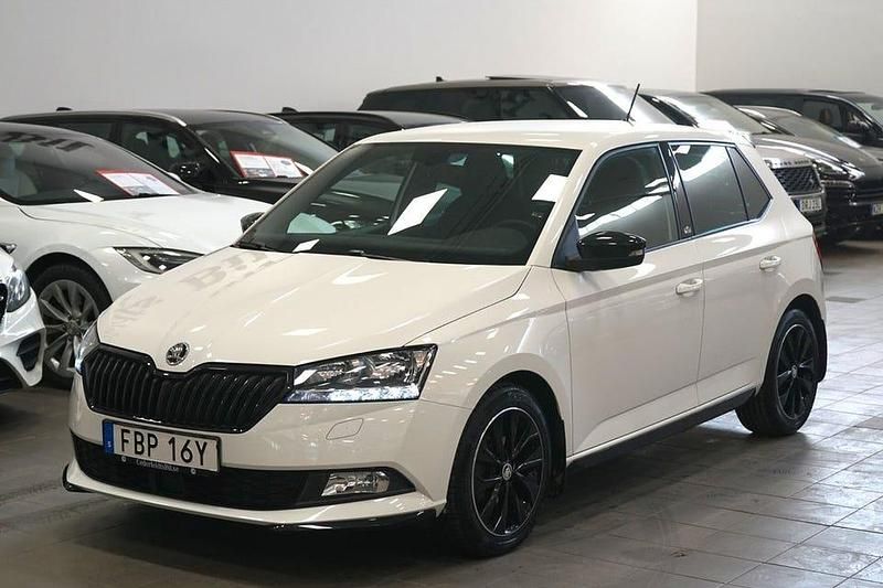 Begagnad Skoda Fabia Monte Carlo 95 HK (69 kW) 2021 Vit Halvkombi