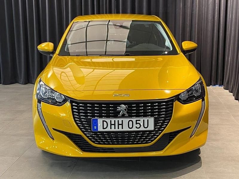 Begagnad Peugeot 208 Active 75 HK (55 kW) 2020 Gul Halvkombi