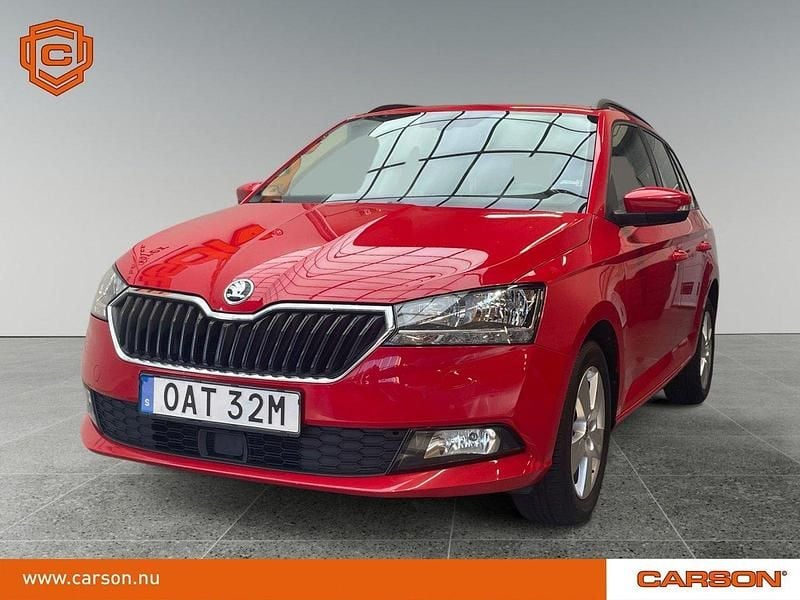 Röd Begagnad 2019 Skoda Fabia Style Kombi | 144 900 kr (Lite dyr) - Bild 1/3
