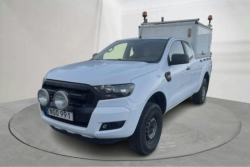 Vit Begagnad 2018 Ford Ranger Pickup | 189 000 kr (Superpris) - Bild 1/4