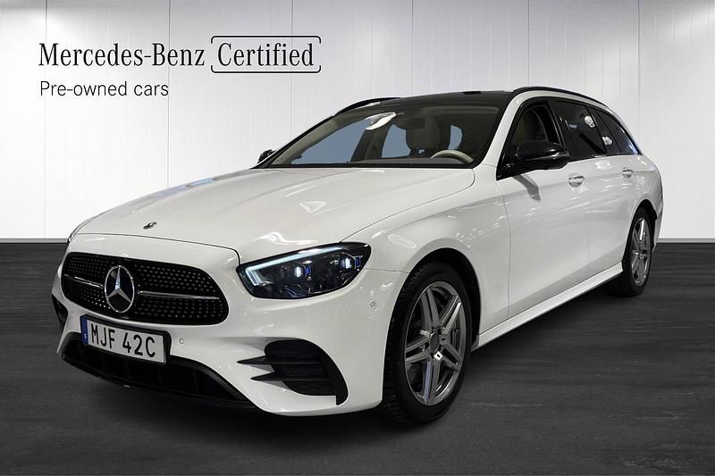 Begagnad Mercedes E450 367 HK (269 kW) 2021 Vit Kombi