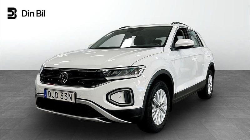 Vit Begagnad 2022 VW T-Roc Life SUV | 224 900 kr (Marknadspris) - Bild 1/4