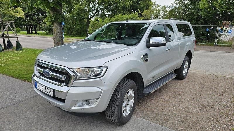 Grå Begagnad 2018 Ford Ranger Limited Pickup | 329 000 kr (Marknadspris) - Bild 1/3