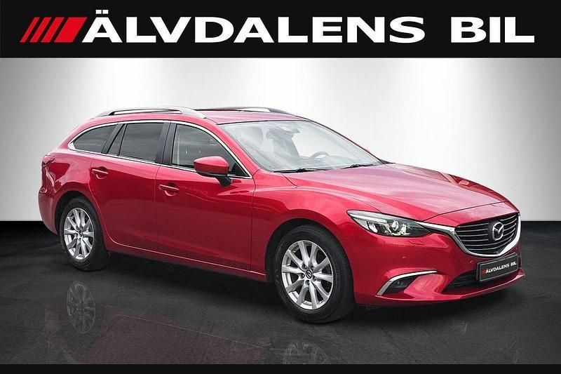 Röd Begagnad 2016 Mazda 6 Kombi | 139 900 kr (Marknadspris) - Bild 1/4