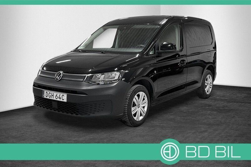 Svart Begagnad 2021 VW Caddy Minibuss | 169 900 kr (Marknadspris) - Bild 1/3