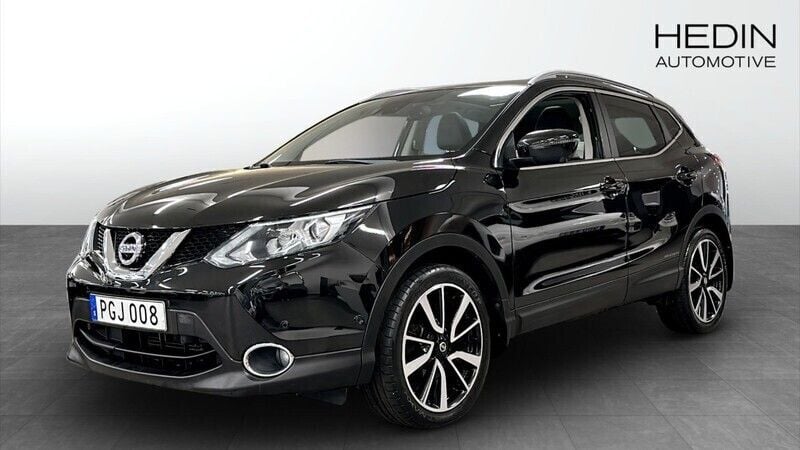 Svart (black) Begagnad 2017 Nissan Qashqai Pack SUV | 179 900 kr (Marknadspris) - Bild 1/4