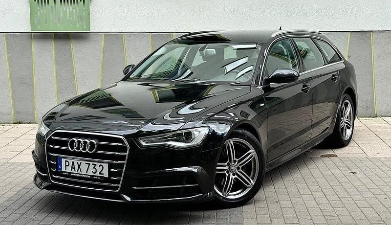 Svart Begagnad 2016 Audi A6 S-Line Kombi | 155 000 kr (Marknadspris) - Bild 1/4