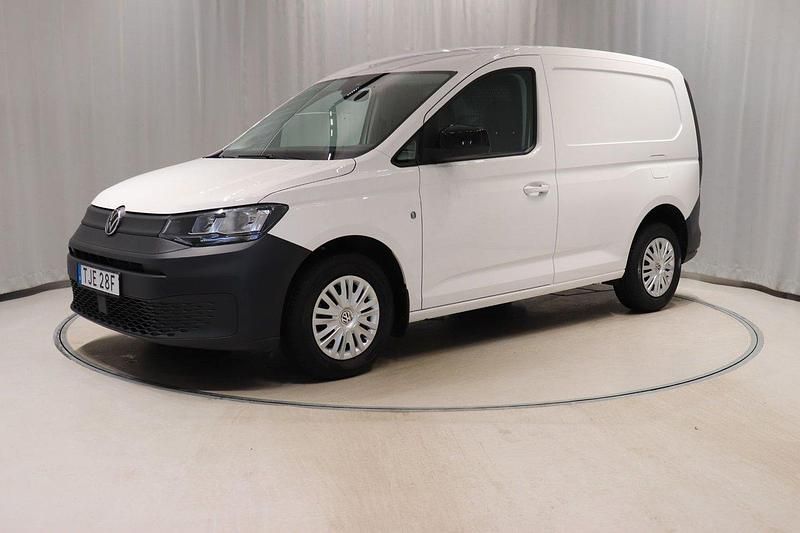 Vit (candyvit) Begagnad 2022 VW Caddy Minibuss | 199 800 kr (Superpris) - Bild 1/4