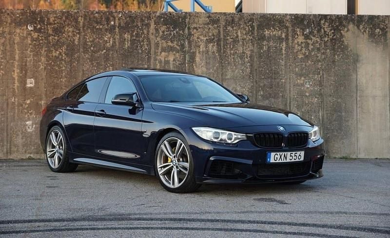 Begagnad BMW 435 Gran Coupé M Sport 306 HK (225 kW) 2015 Blå Sportkupé