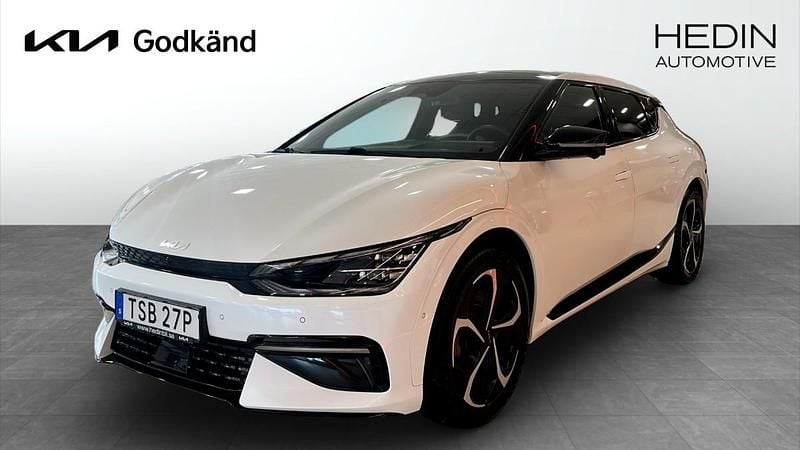 Vit (white) Begagnad 2022 Kia EV6 GT-Line SUV | 379 900 kr (Superpris) - Bild 1/4