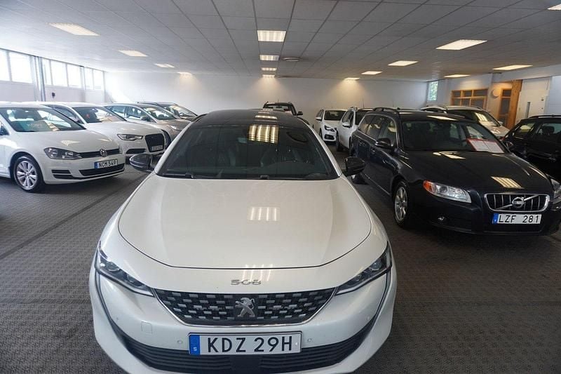 Vit Begagnad 2021 Peugeot 508 GT-line Kombi | 197 000 kr (Marknadspris) - Bild 1/4