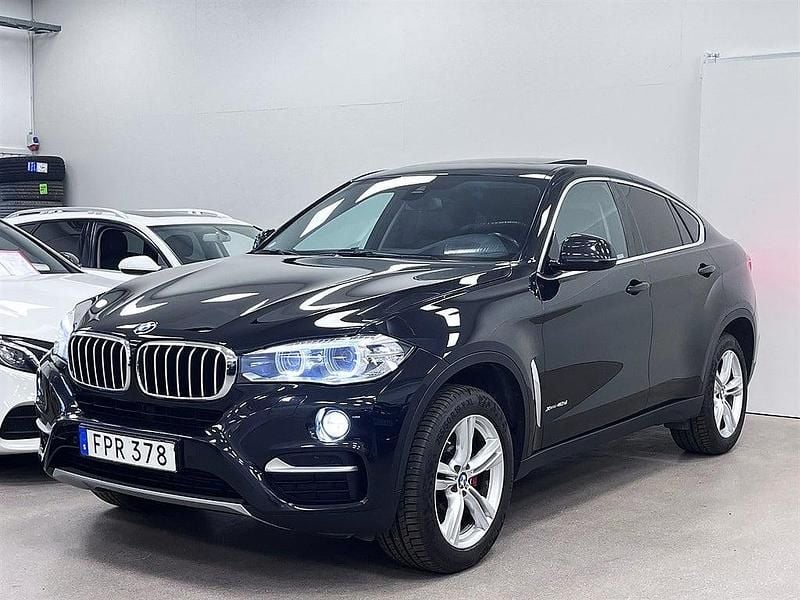 Svart Begagnad 2015 BMW X6 Comfort Edition SUV | 299 900 kr (Superpris) - Bild 1/4