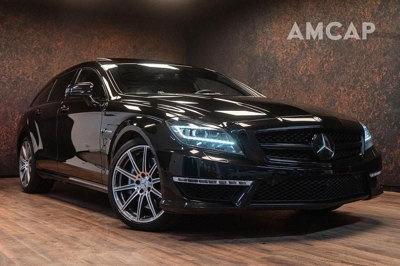 Svart Begagnad 2012 Mercedes CLS63 AMG AMG Kombi | 449 500 kr - Bild 1/4