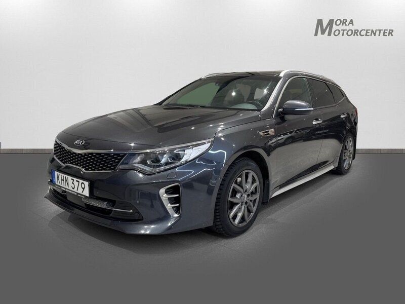 Grå Begagnad 2016 Kia Optima GT-Line Kombi | 169 000 kr (Marknadspris) - Bild 1/4