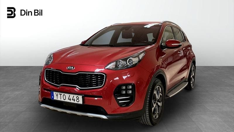 Röd Begagnad 2017 Kia Sportage SUV | 159 900 kr (Lite dyr) - Bild 1/4