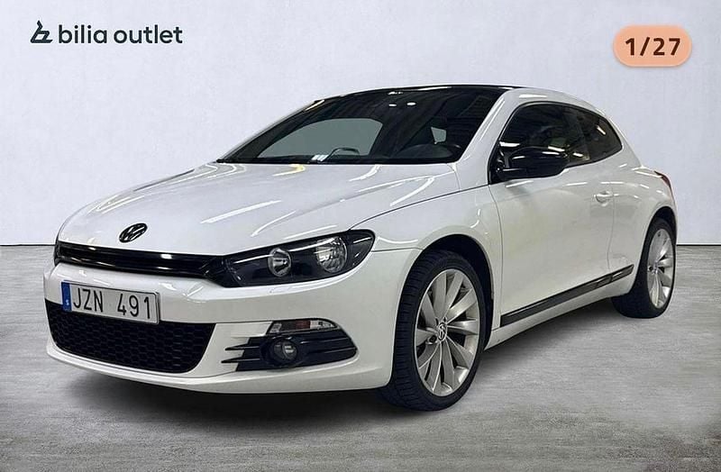 Vit Begagnad 2010 VW Scirocco Sportkupé | 64 000 kr (Marknadspris) - Bild 1/4
