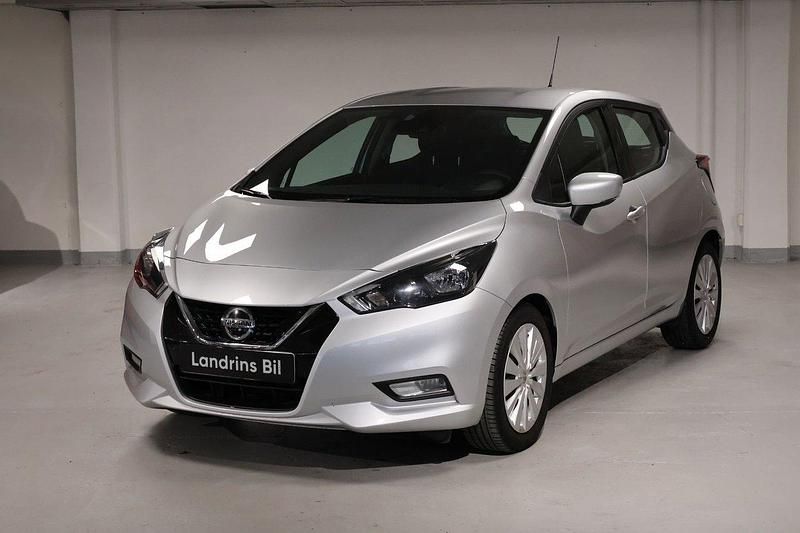 Silver Begagnad 2022 Nissan Micra Acenta Halvkombi | 157 498 kr (Marknadspris) - Bild 1/4