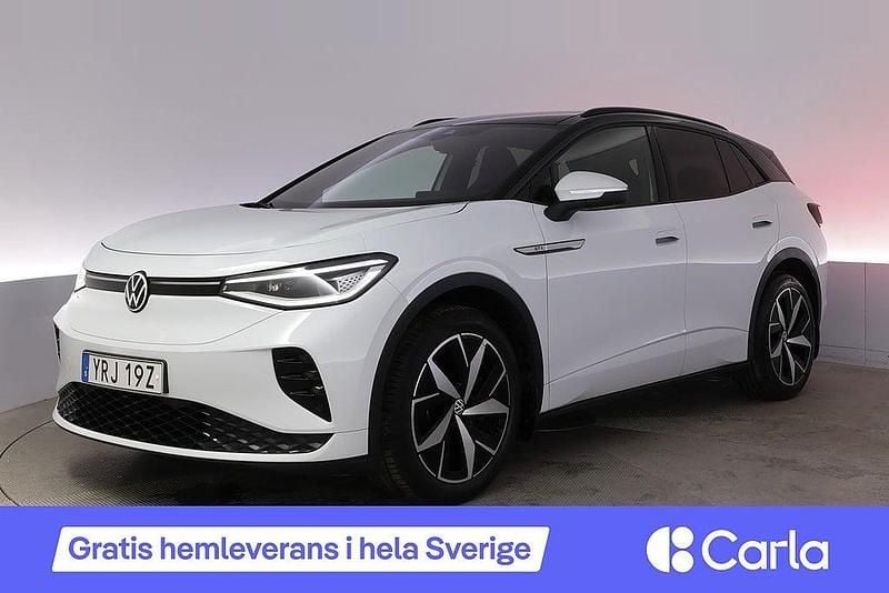 Vit Begagnad 2021 VW ID.4 GTX SUV | 339 990 kr (Marknadspris) - Bild 1/4