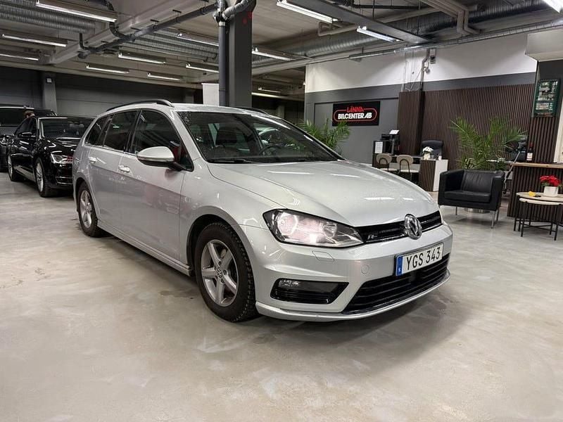 Begagnad VW Golf VII R-line 150 HK (110 kW) 2016 Silver Kombi