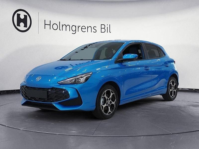 Begagnad MG MG3 Luxury 102 HK (75 kW) 2024 Blå/lila Halvkombi