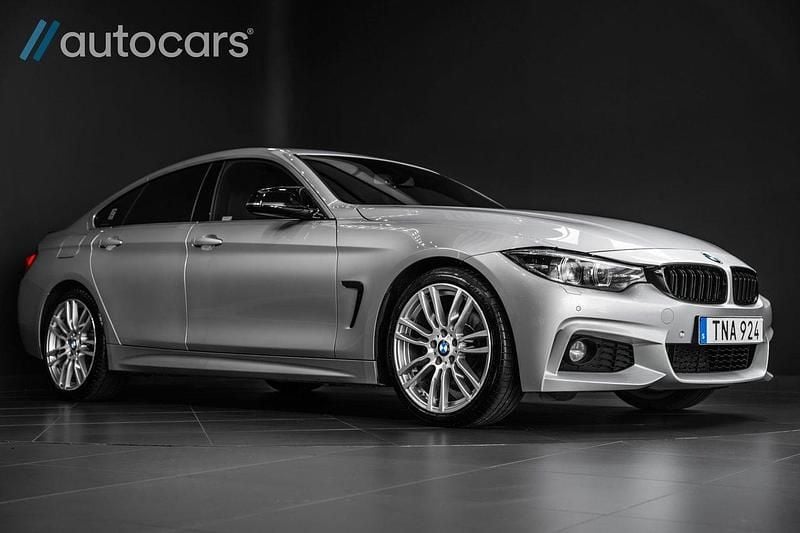 Silver Begagnad 2017 BMW 430 Gran Coupé M Performance Sportkupé | 248 000 kr (Marknadspris) - Bild 1/4