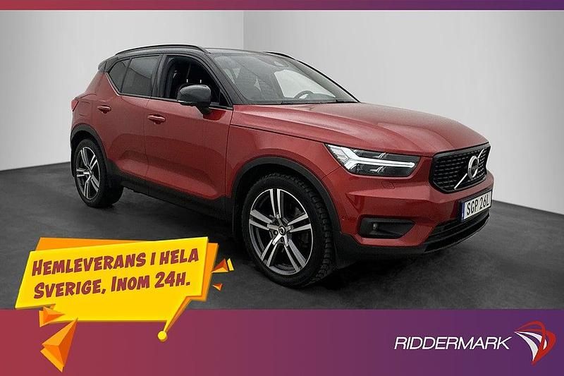 Begagnad Volvo XC40 R-Design 179 HK (131 kW) 2020 Röd SUV