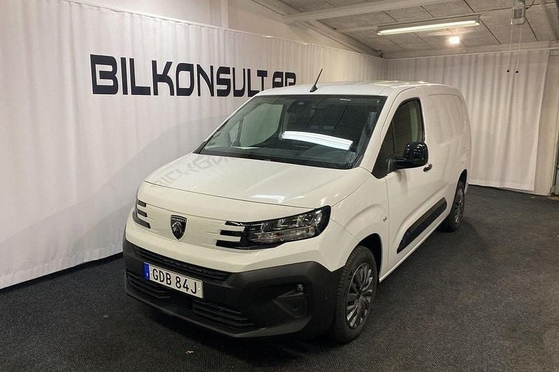 Vit (vit okenite) Ny 2025 Peugeot Partner Van | 356 250 kr - Bild 1/4