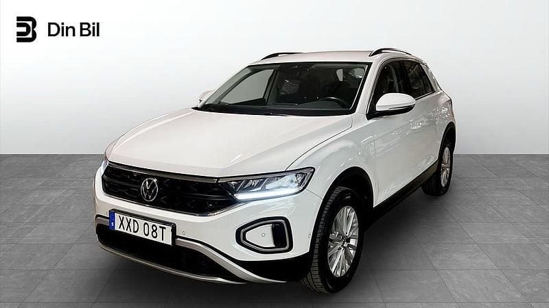 Pure white Begagnad 2022 VW T-Roc SUV | 259 900 kr (Marknadspris) - Bild 1/4