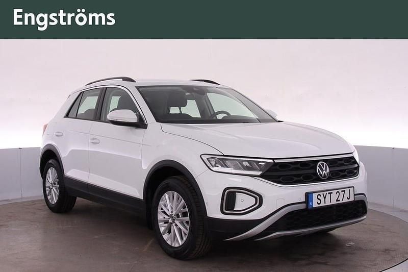 Vit Begagnad 2022 VW T-Roc SUV | 249 000 kr (Marknadspris) - Bild 1/4