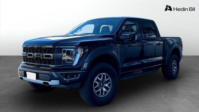 Svart Begagnad 2023 Ford F-150 Raptor Pickup | 1 360 000 kr (Dyr) - Bild 1/4